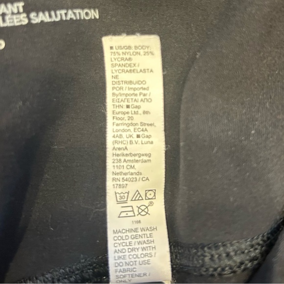 Athleta Women’s Black Salutation Stash Flare Pants Leggings, Size Large - Picture 9 of 10